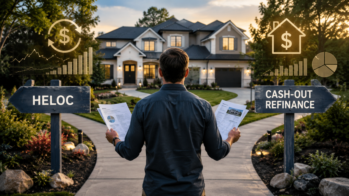 Heloc vs cash out refinance